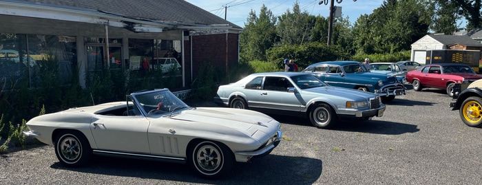 gathering classic cars